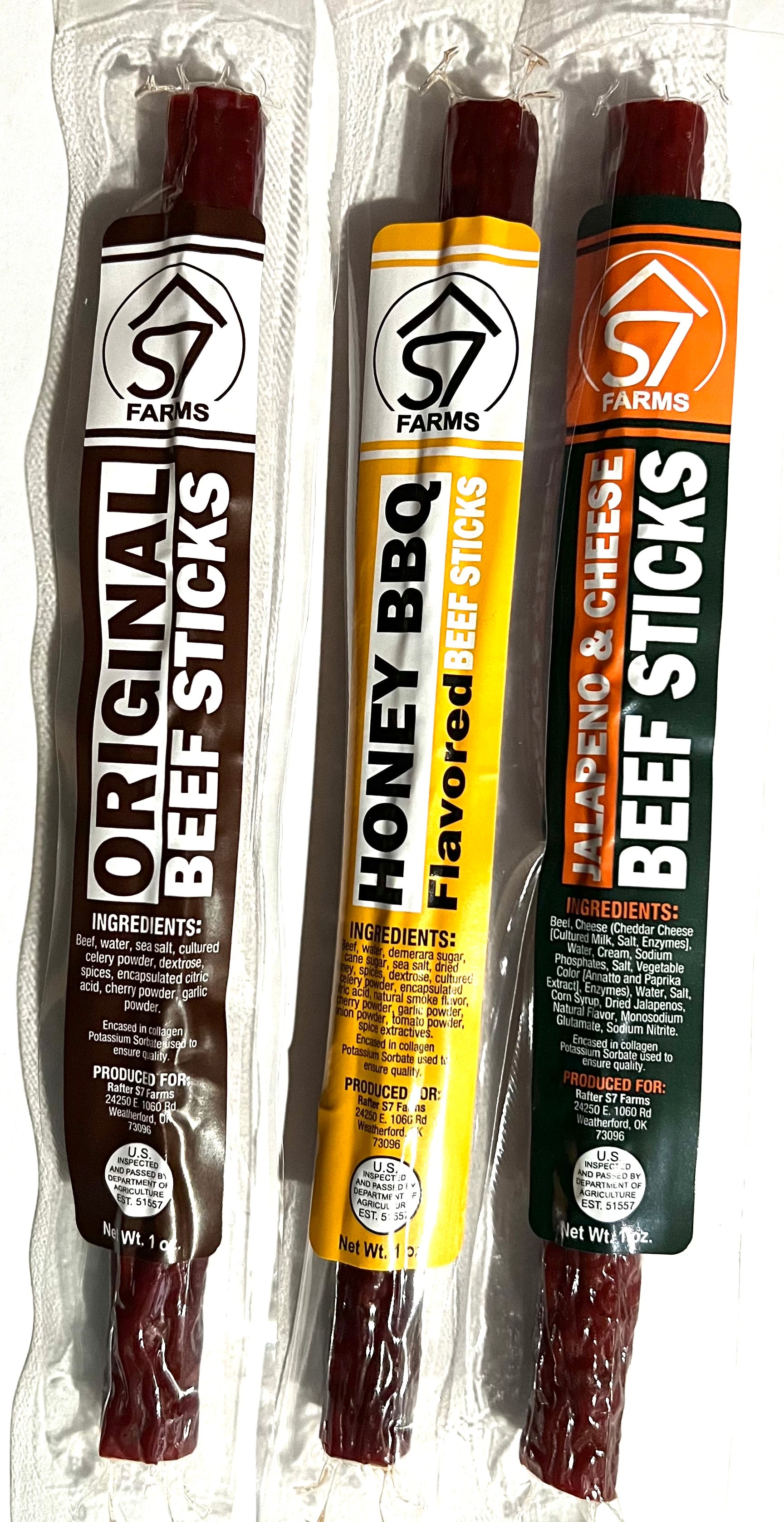 75 Assorted BEEF STICKS