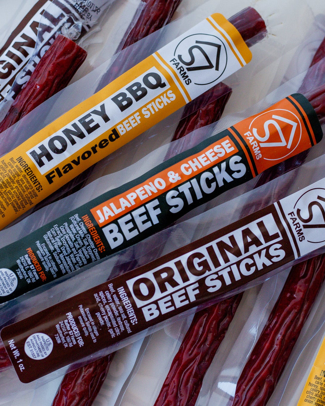 75 Assorted BEEF STICKS
